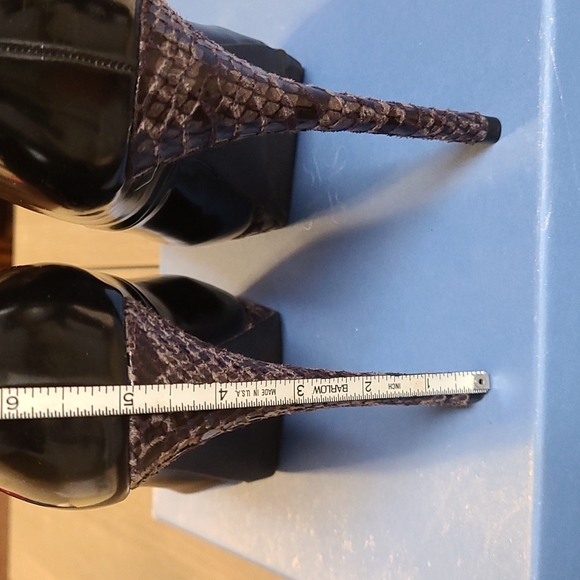 Simply Vera Vera Wang Melrose Heels w/Faux Snakeskin Platform SZ 6.5 NWT - Picture 8 of 13